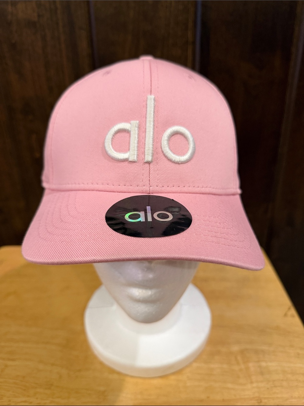 ALO Yoga Pink Logo Baseball Cap